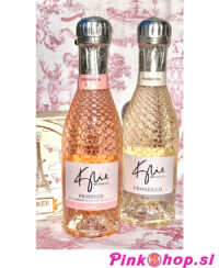 Kylie Minogue Mini Prosecco darilni set, 2 x 0,20 ml D.O.C & Rosé