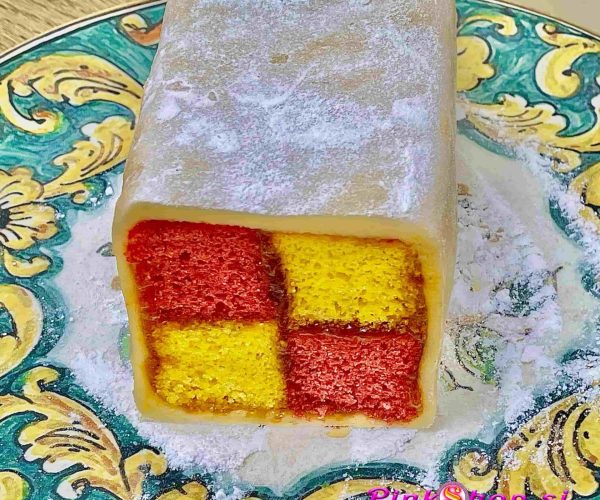 Battenberg cake Pinkshop