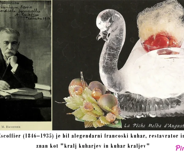 Breskvina Melba, Auguste Escoffier (1846–1935) legendarni francoski kuhar