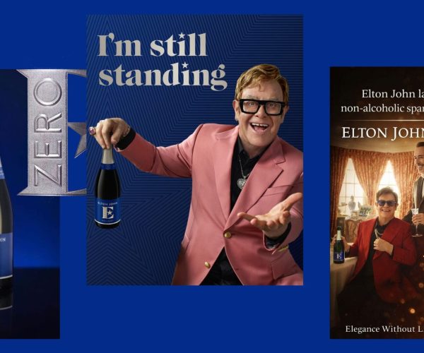 Elton John Zero, brezalkoholno peneče vino, Pinkshop.si