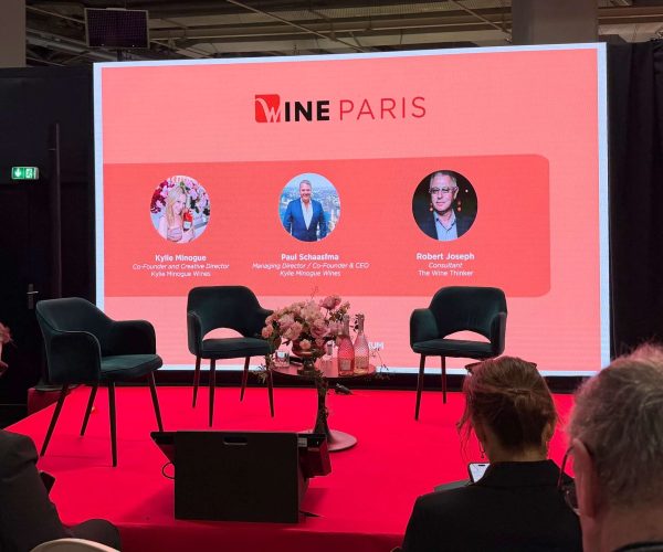 Kylie Minogue konferenca Wine Paris 2026 in Kylie Minogue Wines