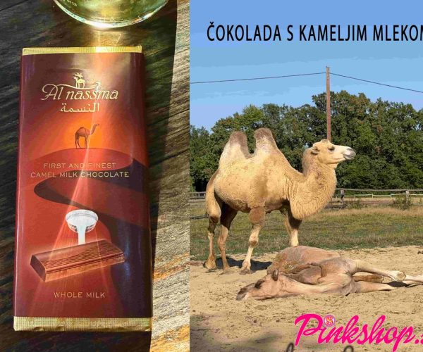 Kamelja čokolada, čokolada s kameljim mlekom, foto Pinkshop.si