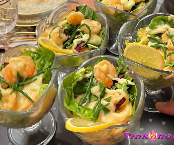 Koktajl z rakci, recepti Pinkshop.si