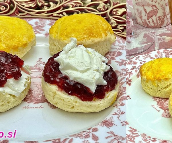 Kolački za čaj, scones, arhiv Pinkshop.si