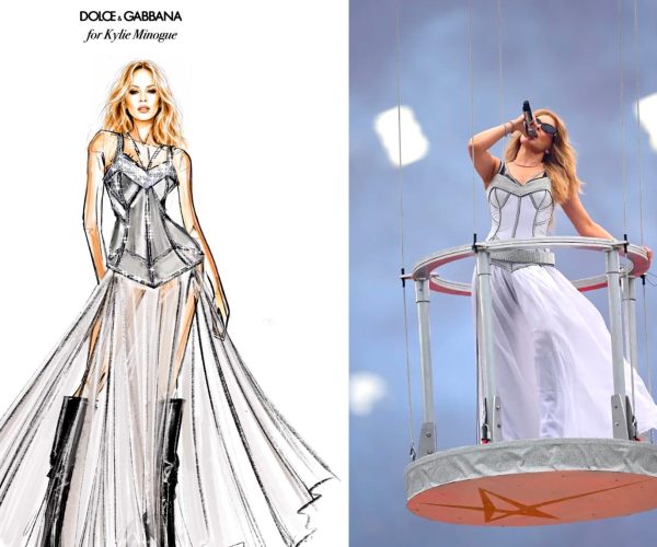 Kylie Minogue in Dolce & Gabbana na AFL 2026