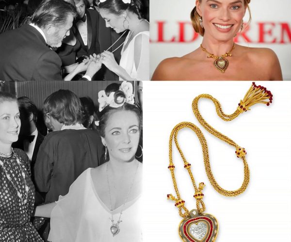 Margot Robbie je nosila ogrlico Taj Mahal od Elizabeth Taylor na premieri Wuthering Heights