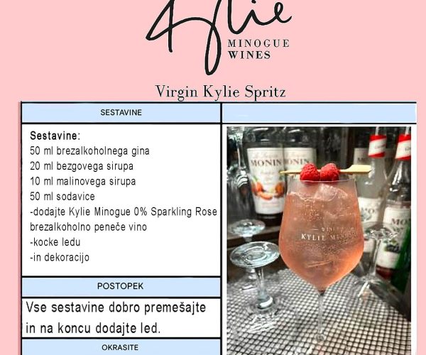 Moktajl Virgin Kylie Spritz, Pinkshop.si