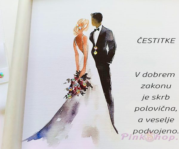 Poročna čestitka, Pinkshop.si