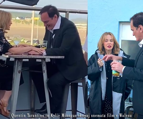 Quentin Tarantino in Kylie Minogue skupaj snemata film v Walesu