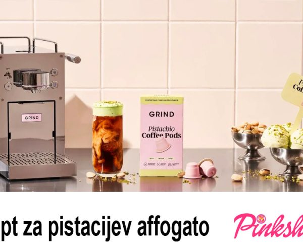 Recept za pistacijev affogato, Pinkshop.si