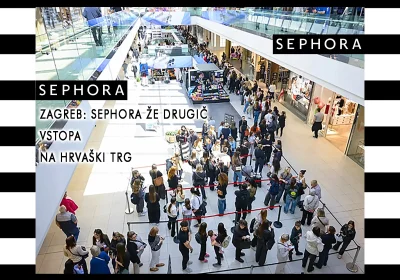 Sephora Zagreb odprtje trgovine, Pinkshop.si. Slovenija