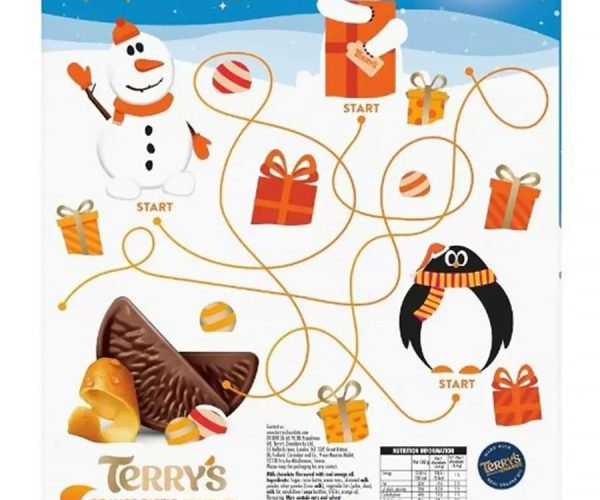 Terry's Chocolate Orange Advent čokoladni adventni koledar, Pinkshop