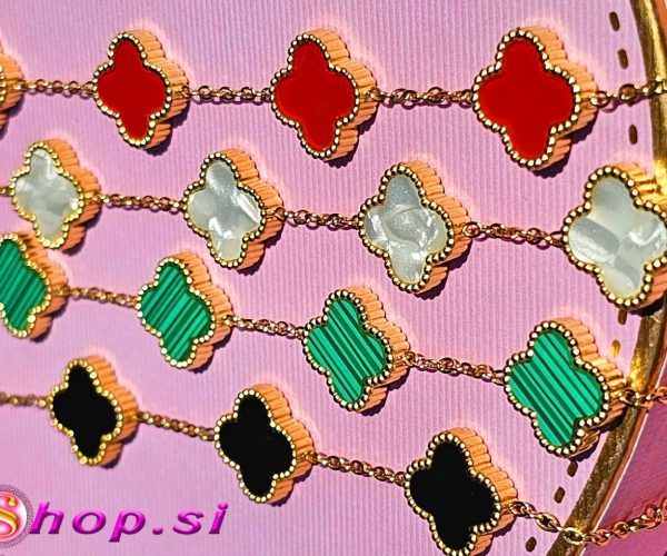 Zapestnice deteljica, spletna trgovina Pinkshop.si